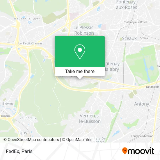Mapa FedEx