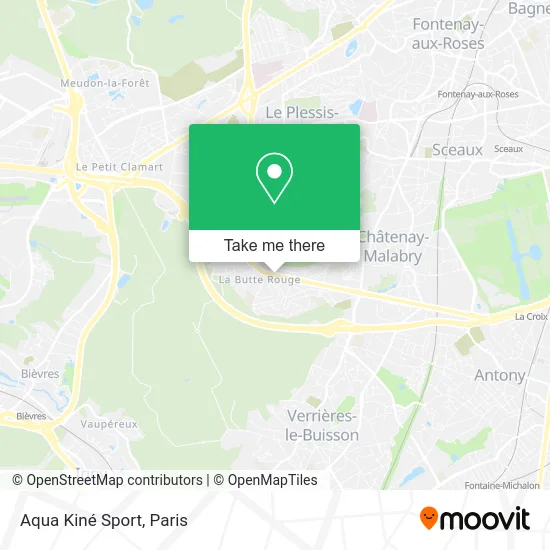 Aqua Kiné Sport map