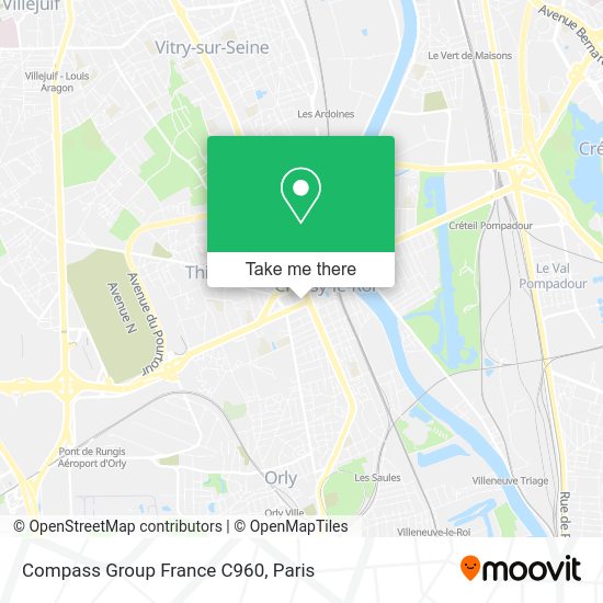 Compass Group France C960 map