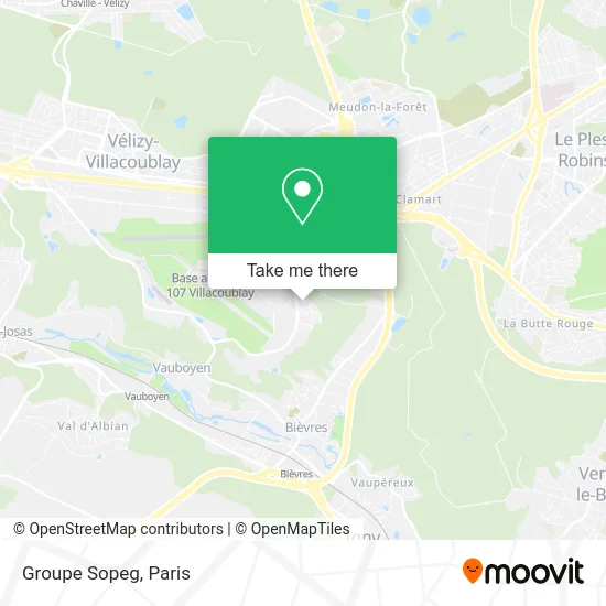Groupe Sopeg map