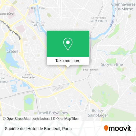 Société de l'Hôtel de Bonneuil map