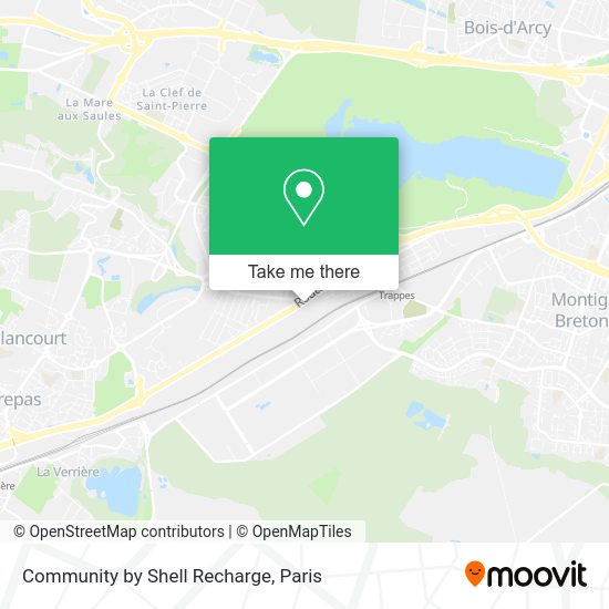 Community by Shell Recharge map