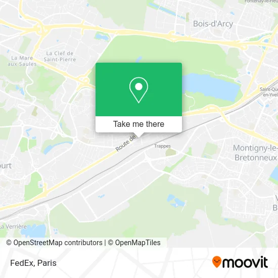 FedEx map