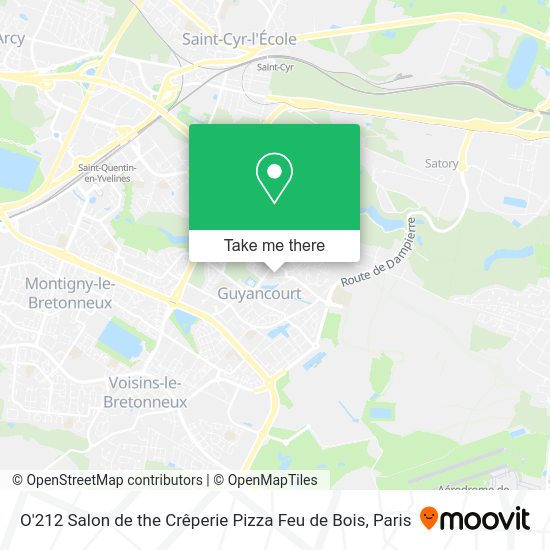 O'212 Salon de the Crêperie Pizza Feu de Bois map