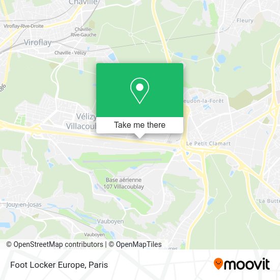 Foot Locker Europe map