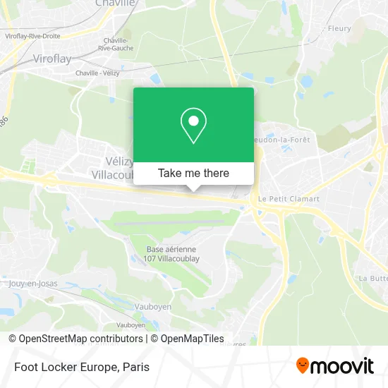 Foot Locker Europe map