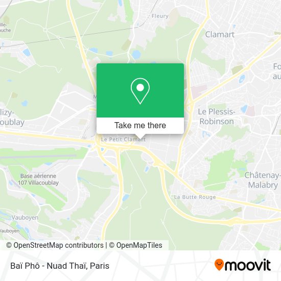 Baï Phô - Nuad Thaï map