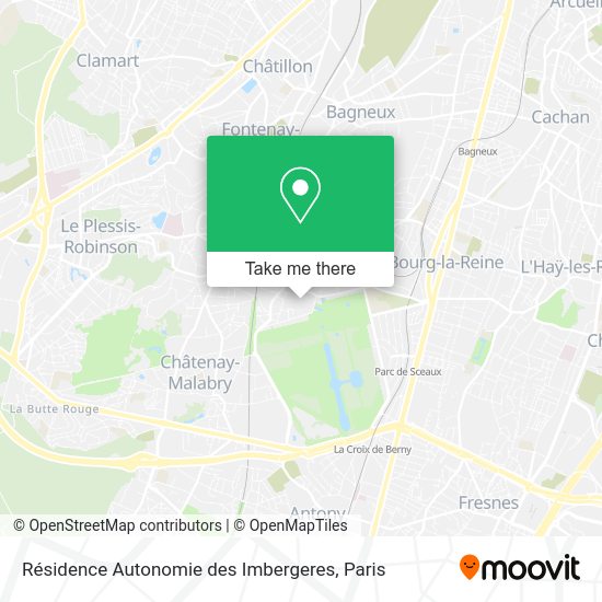 Résidence Autonomie des Imbergeres map