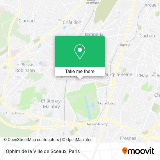 Ophlm de la Ville de Sceaux map