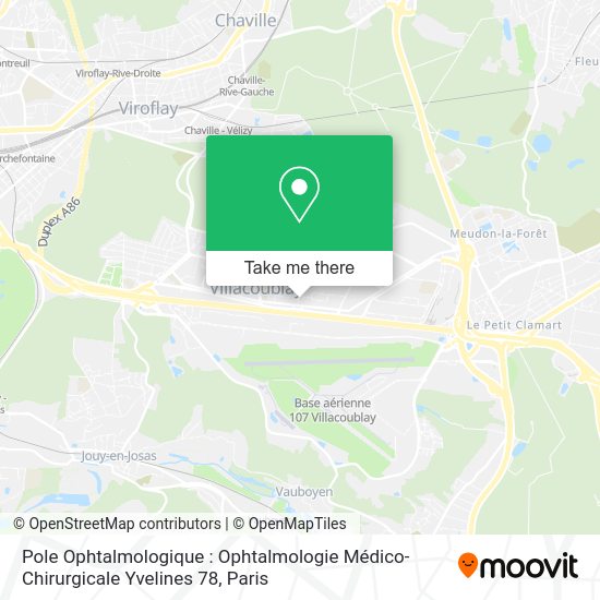Pole Ophtalmologique : Ophtalmologie Médico-Chirurgicale Yvelines 78 map