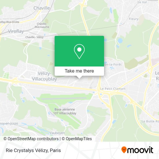 Rie Crystalys Vélizy map