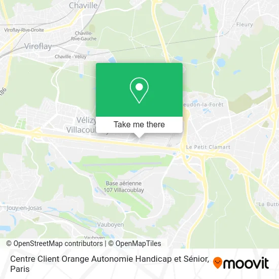 Centre Client Orange Autonomie Handicap et Sénior map