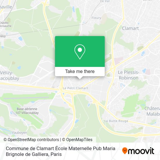 Commune de Clamart École Maternelle Pub Maria Brignole de Galliera map