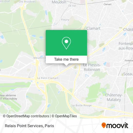 Relais Point Services map