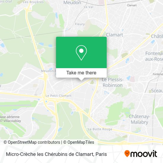 Micro-Crèche les Chérubins de Clamart map