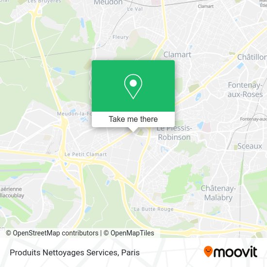 Produits Nettoyages Services map