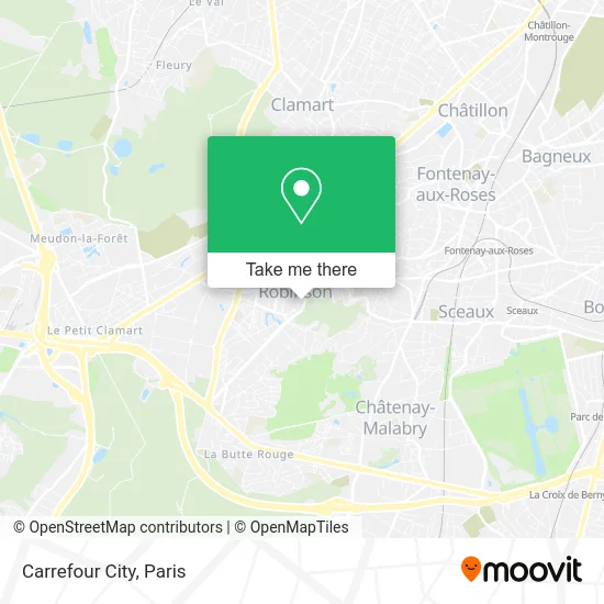 Carrefour City map