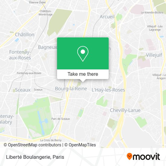 Liberté Boulangerie map