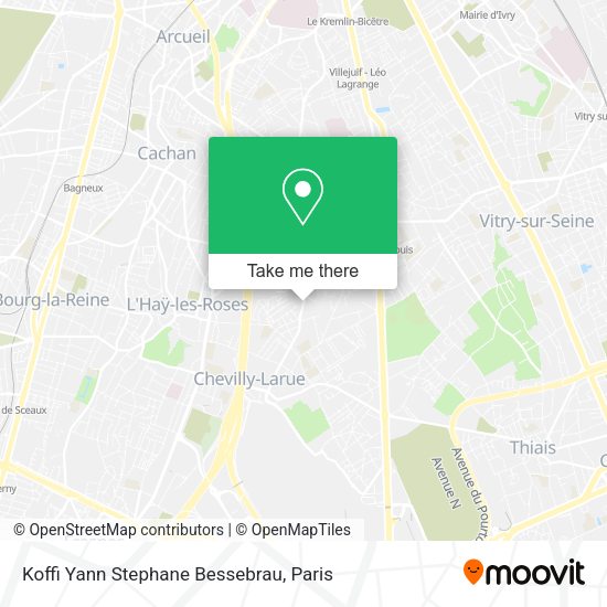 Koffi Yann Stephane Bessebrau map