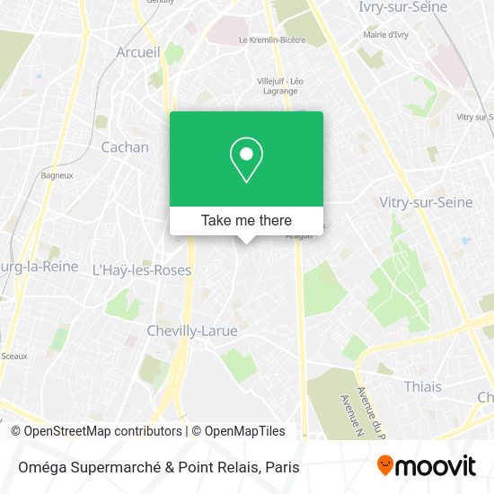 Oméga Supermarché & Point Relais map