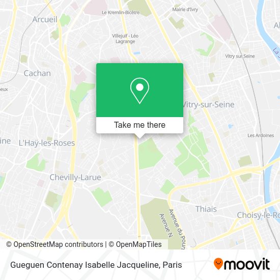 Gueguen Contenay Isabelle Jacqueline map