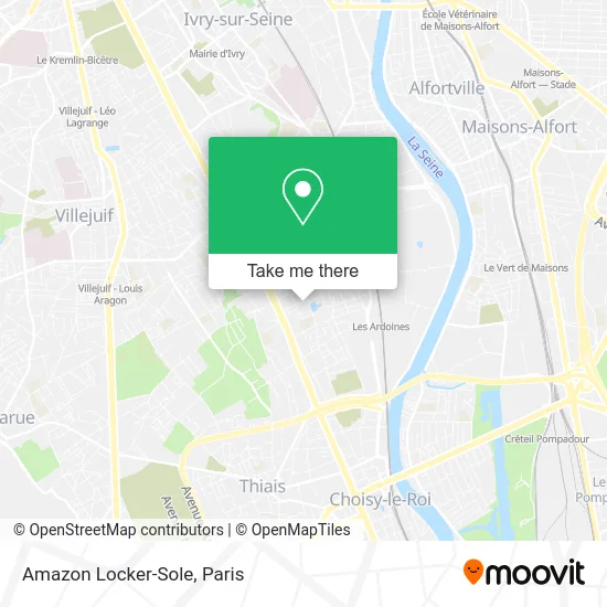 Amazon Locker-Sole map