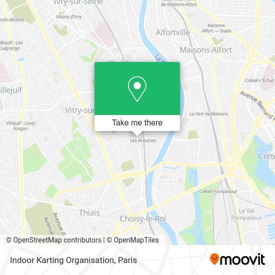 Indoor Karting Organisation map
