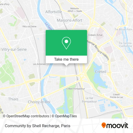Community by Shell Recharge map