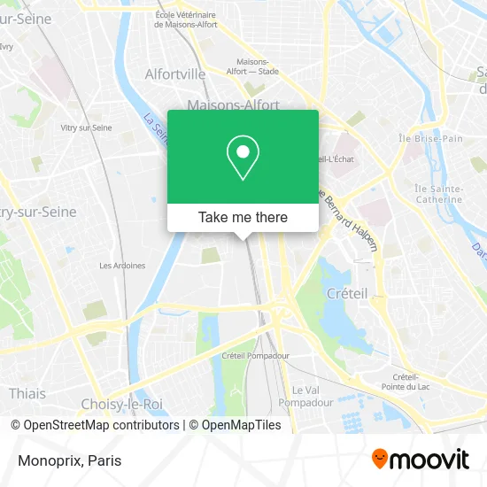 Monoprix map