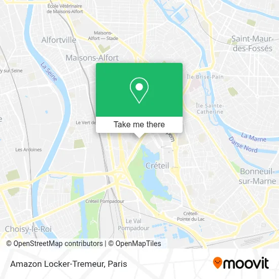 Amazon Locker-Tremeur map