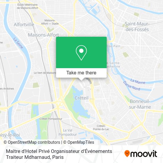 Maître d'Hotel Privé Organisateur d'Événements Traiteur Mdharnaud map