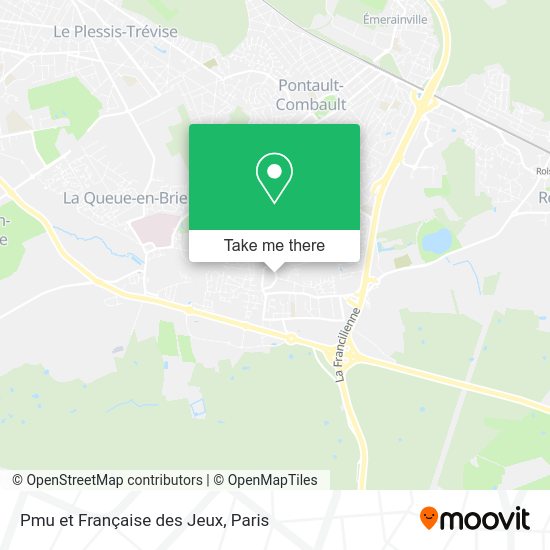 Pmu et Française des Jeux map