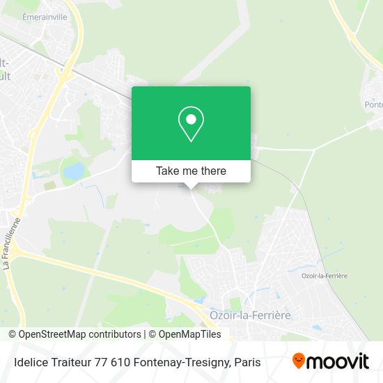 Idelice Traiteur 77 610 Fontenay-Tresigny map