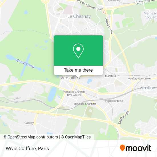 Wivie Coiffure map