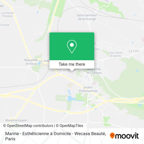 Marine - Esthéticienne à Domicile - Wecasa Beauté map