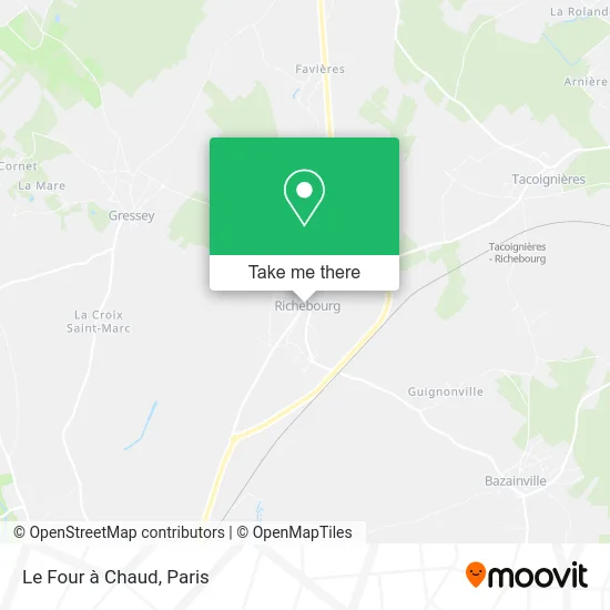 Le Four à Chaud map