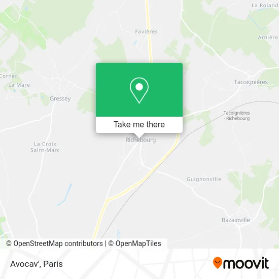 Avocav' map