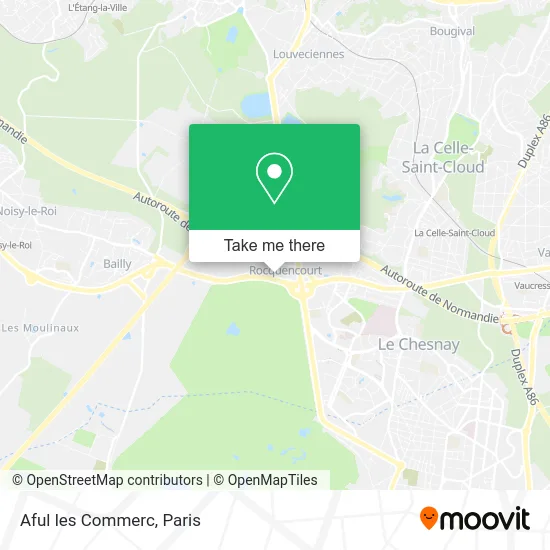 Aful les Commerc map