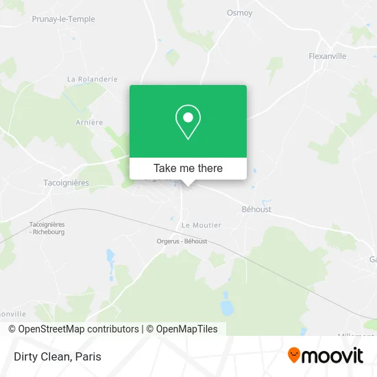 Dirty Clean map
