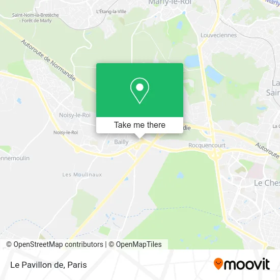Le Pavillon de map