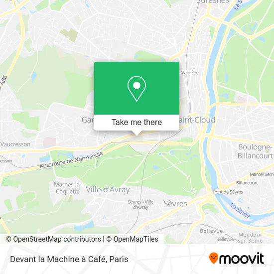 Mapa Devant la Machine à Café