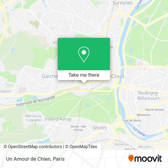 Un Amour de Chien map