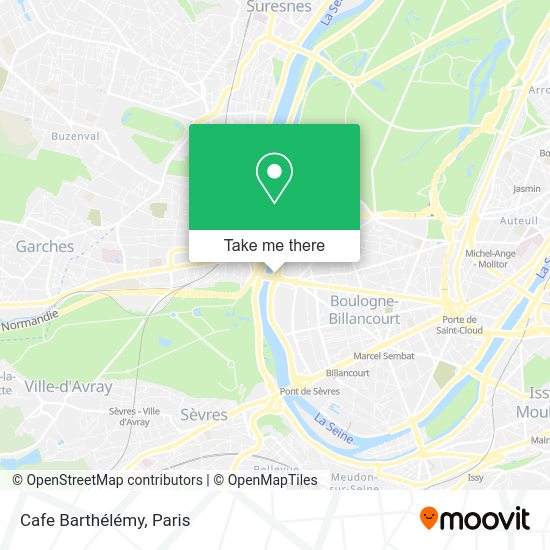 Cafe Barthélémy map