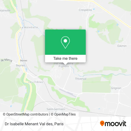Dr Isabelle Menant Val des map