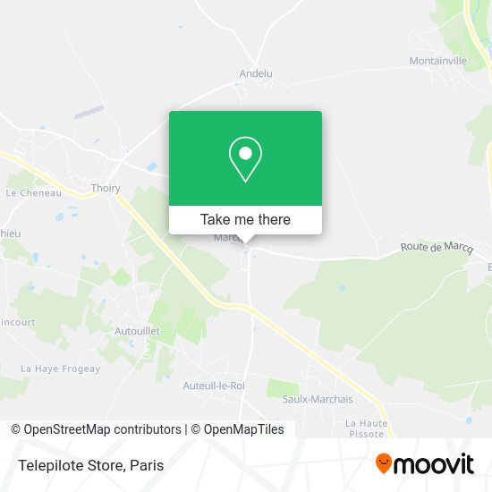 Telepilote Store map