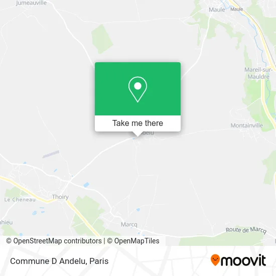 Commune D Andelu map
