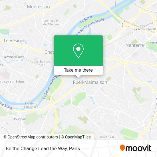 Be the Change Lead the Way map