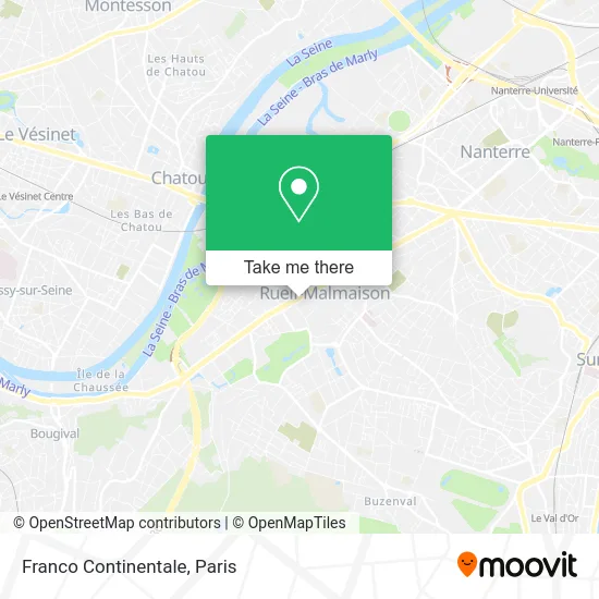 Franco Continentale map