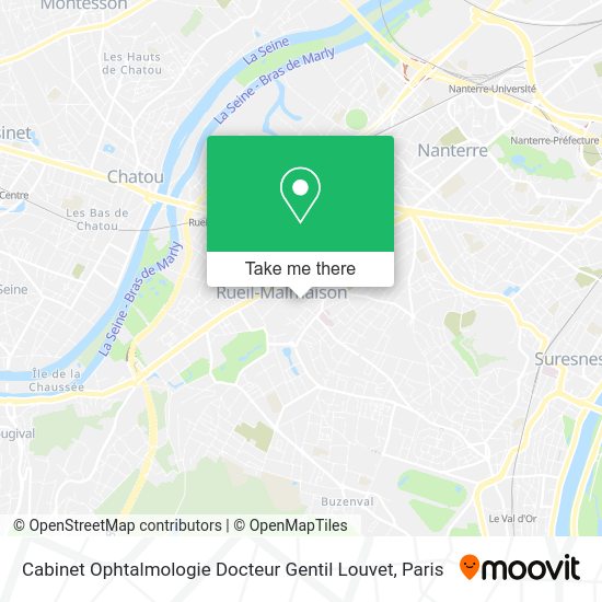 Cabinet Ophtalmologie Docteur Gentil Louvet map