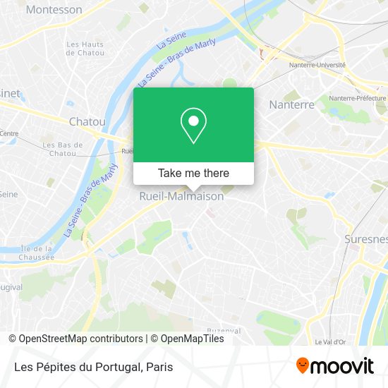 Les Pépites du Portugal map